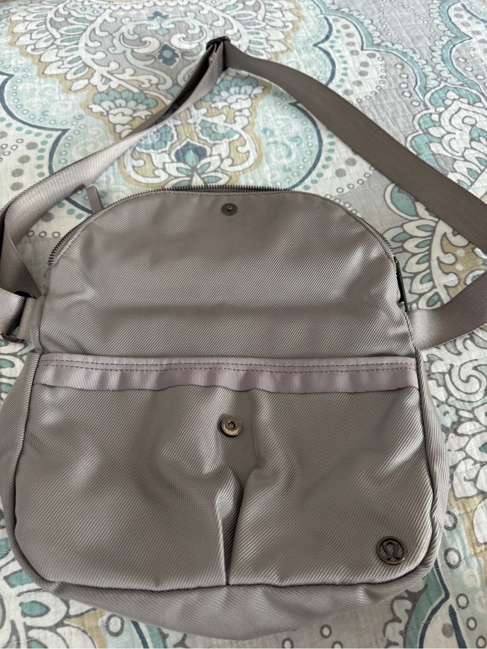 lululemon athletica Gray Crossbody Sling Bag
